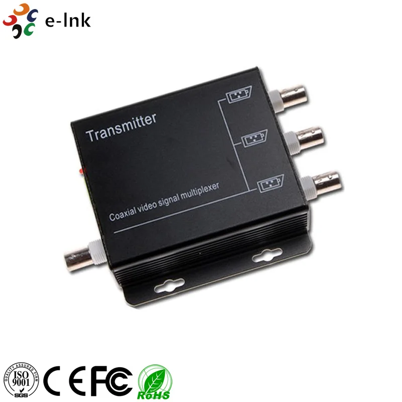  E-link 3ch видео мультиплексор с коаксиальным