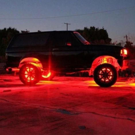 car accessories Led rock side marker light green for offroad /truck/Boat/Motocycle