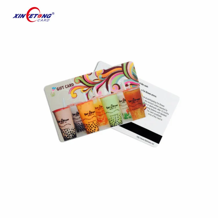Offset 4C Printed Glossy Finished Magnetic Stripe Card,Loyalty Card,Discount Card