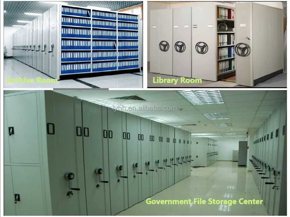 Kardex Large Filing Cabinets Storage Shelf Bank Office Furniture Industrial High Density Steel System Mobile Shelving