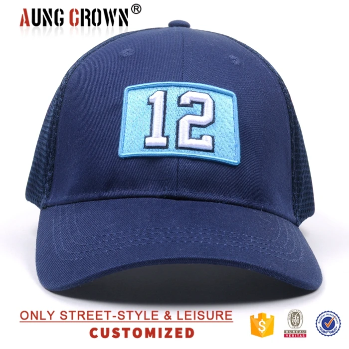 OEM Custom High Quality 6 Panel Embroidery Logo Baseball Mesh Caps fitted Trucker Hats fitted baseball mesh cap gorras