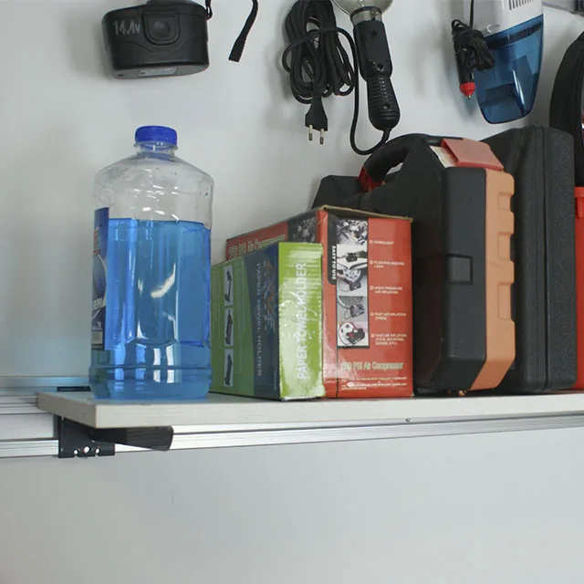 Slat wall shelf supports flat metal shelf brackets 2pc pack