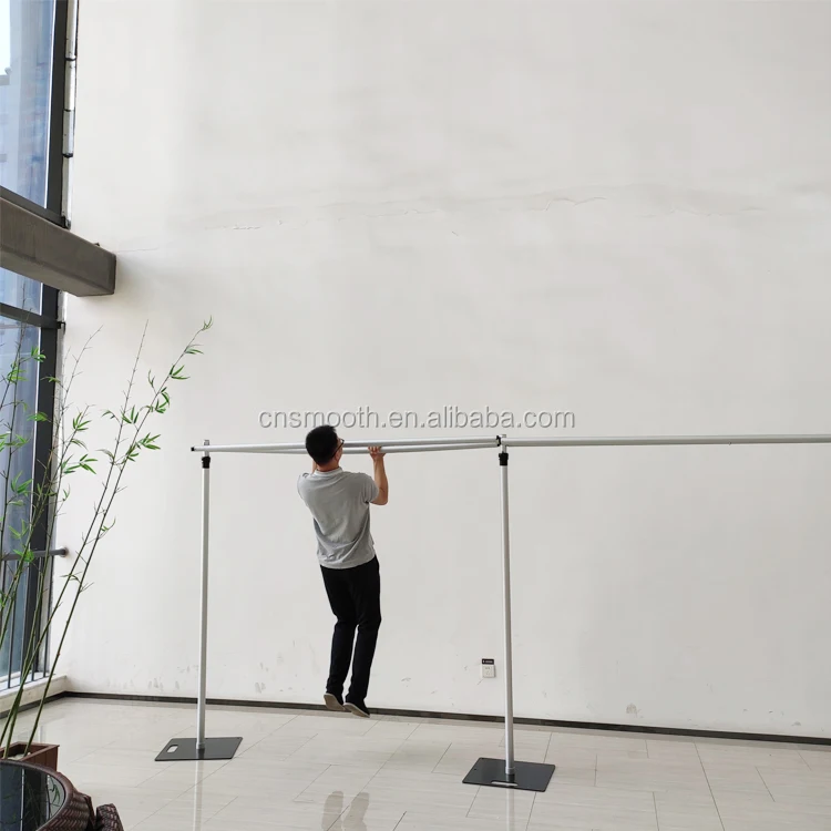 2021 High Quality Adjustable Double Cross Bar Wedding Pipe And Drape Backdrop Stand For