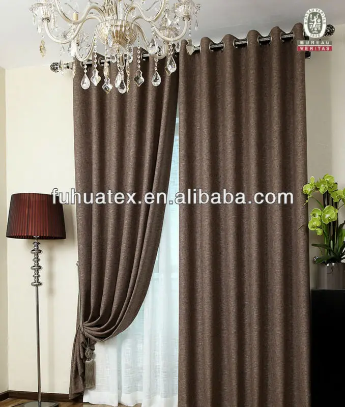 NFPA-701 CA-117 Fireproof and Fire Retardant Linen-Like Blakout Fabric