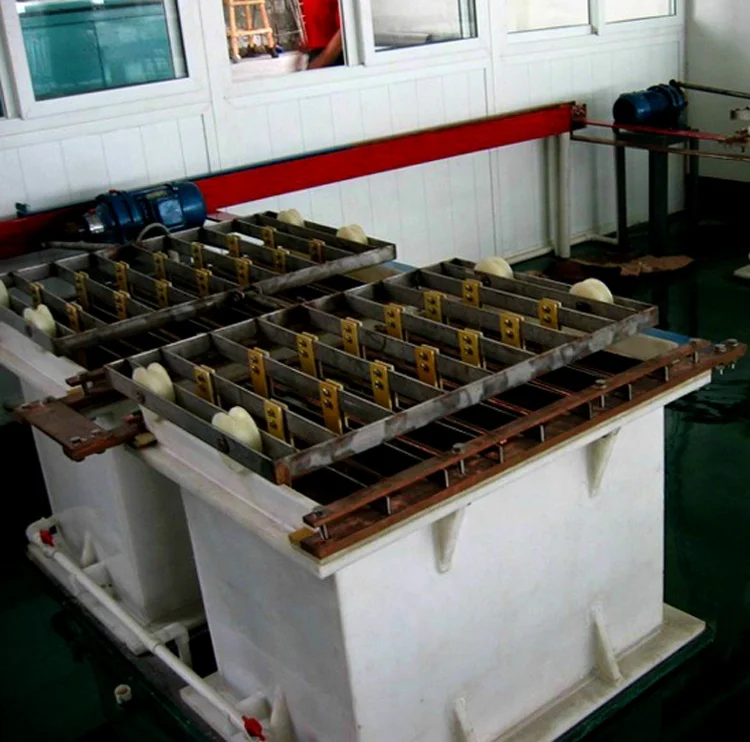 Refining equipment silver coin casting machine small SILVER electrolysis CELL