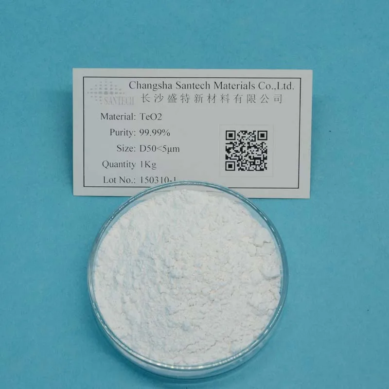 Factory price 5N Micron Tellurium Dioxide/Tellurium Oxide powder