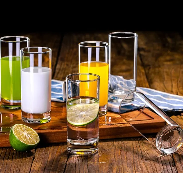 Haonai wholesale borosilicate material drinking glass set