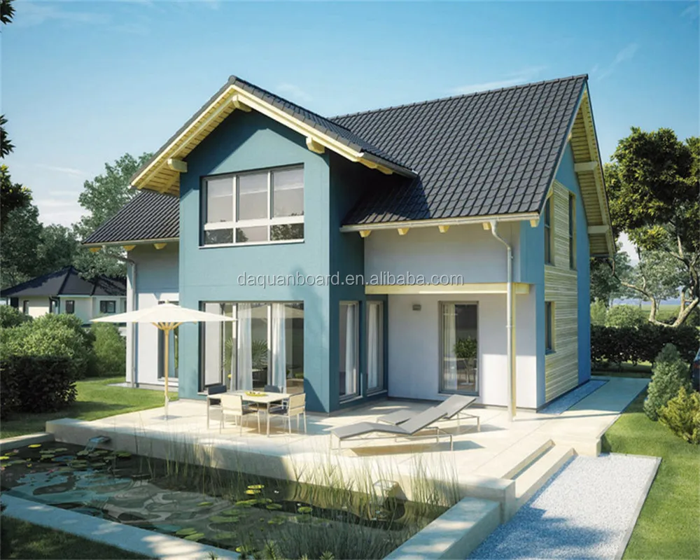 
New Technology Fastest Installation Foam Cement Sandwich Panel Prefabricated Houses South Africa 