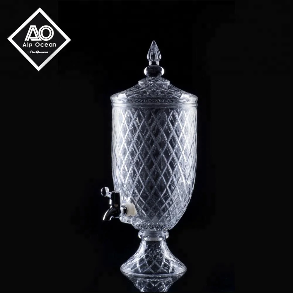 Лидер продаж, стеклянный диспенсер объемом 4,9 л, стеклянный диспенсер для напитков для использования в отеле, баре и ресторане