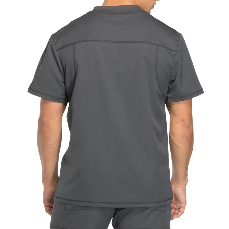 Мужские медицинские скрабы с V-образным вырезом/мужские скрабы базового дизайна, скраб-топ для мужчин только в разных цветах