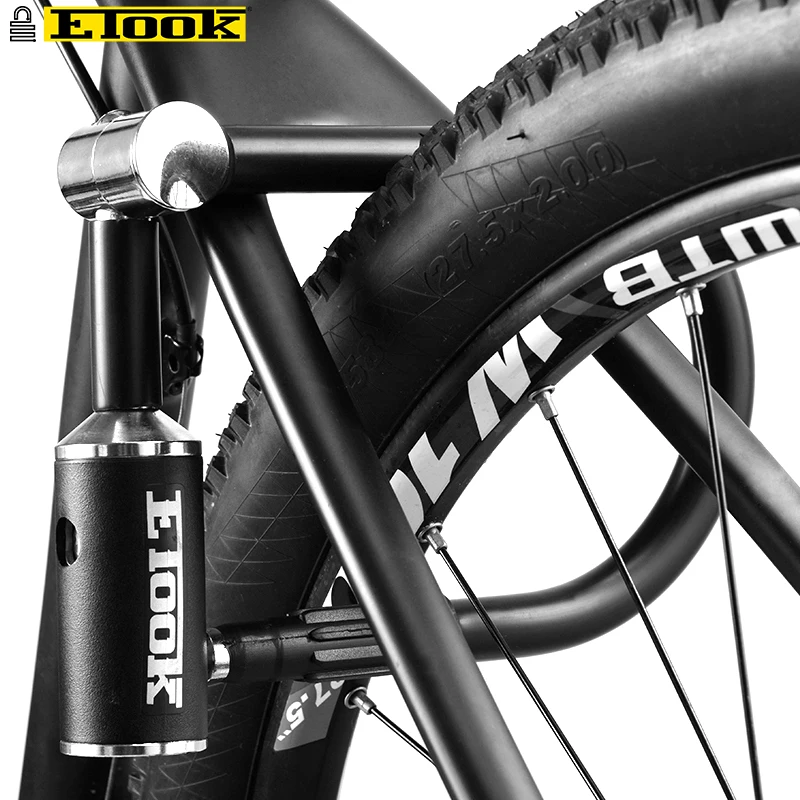 13 mm Anti-theft Single Side Lock Bicycle Lock U Lock with Holder,2 Keys