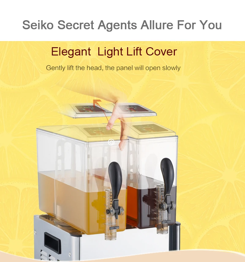 Gloden Design Tea And Coffee Water Dispenser Buffet Hot and Cold Milk Tea Dispenser Catering Juicer Dispenser