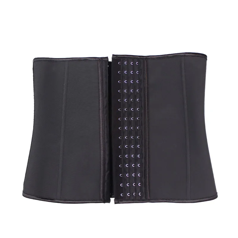 
Brand New 4 Row Hooks Women Latex Corset Slimming Body Shaper Bustier Steel Boned Waist Trainer Corsets Black Plus size Cincher 