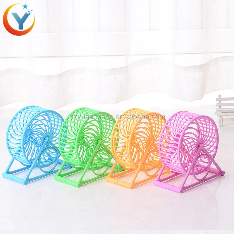 Plastic Mouse Hamster Wheel Mouse Dwarf Exercise Toy Wheel Running Spinner roller