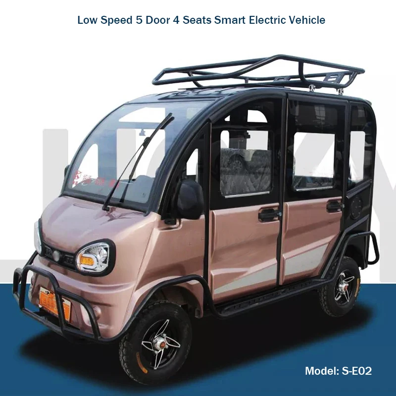 
Low Speed Electric 4 wheels 4 seats Electric Cars 