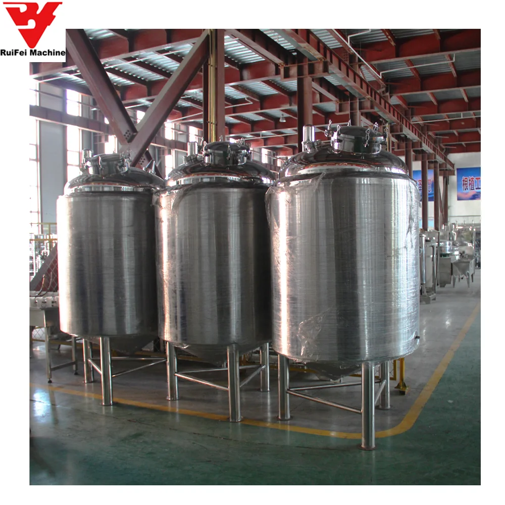 Refrigerated Or Heated Mixing Tank With Top Agitator