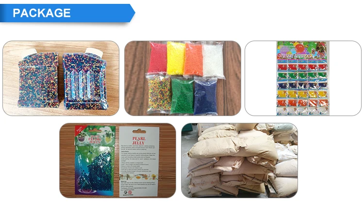 Growing Colorful Crystal Soil Aqua home decor Vase filler Water Gel Beads Ball for  Toy Gun p0lants