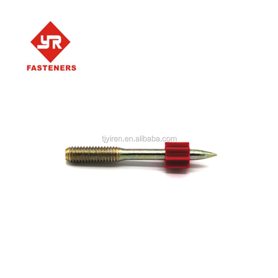 M8 threaded stud drive pins with Knurled shank