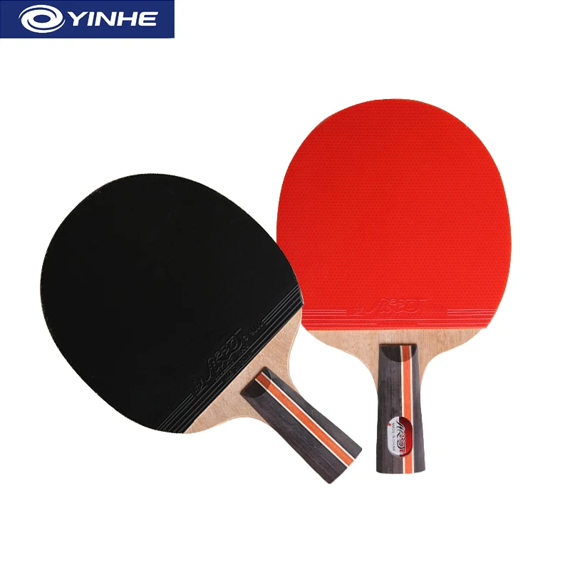 Ракетка для настольного тенниса Yinhe 04b, ракетка из чистого дерева, высокоэластичная губка