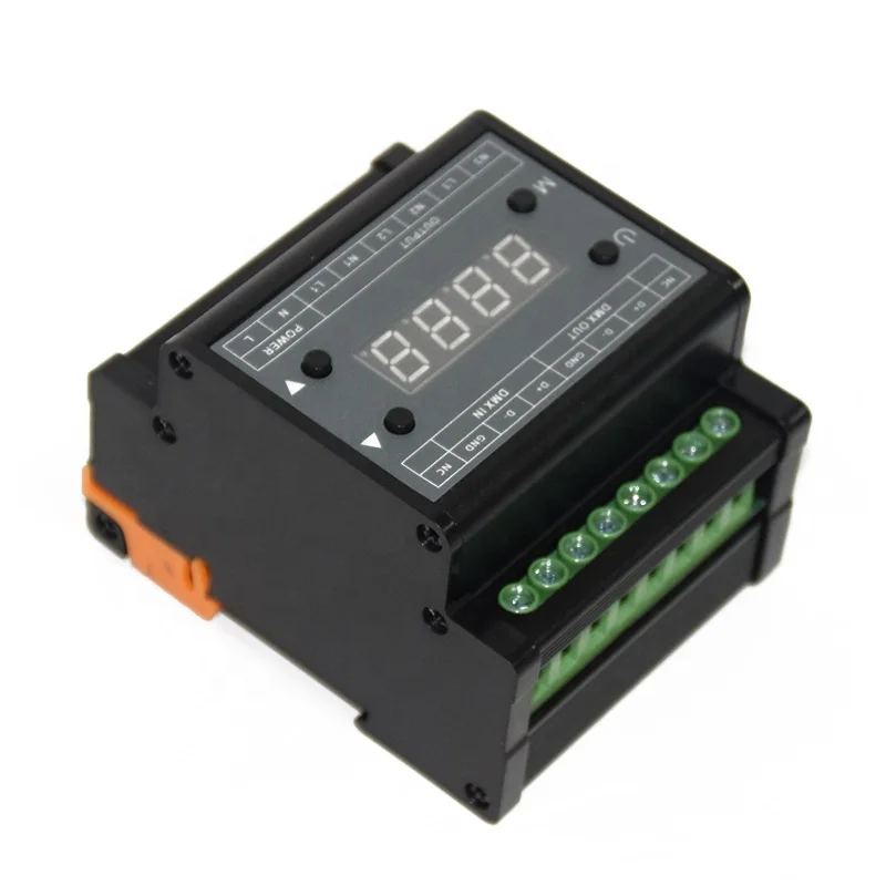 DMX ТРИАК диммер 110V 220V 3 канала DMX302