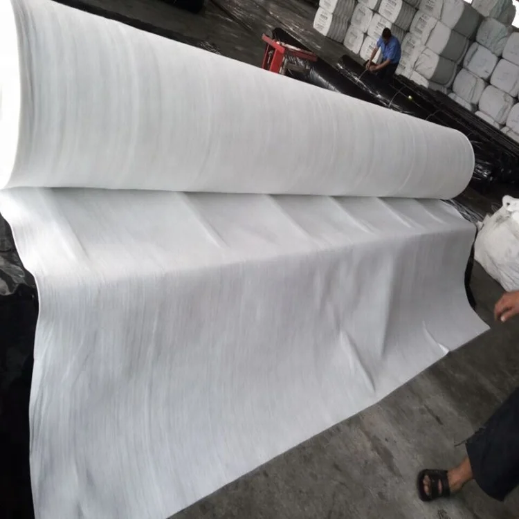 polyester staple fiber non woven geotextile 300g/sqm geotextile fabric price