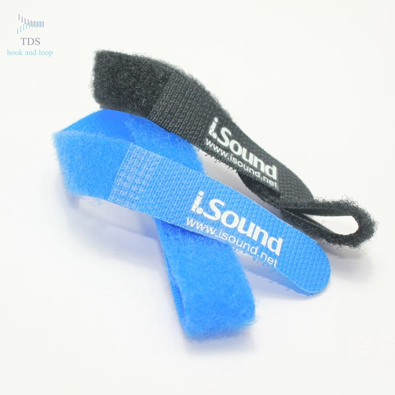 reusable colorful hook and loop cable tie