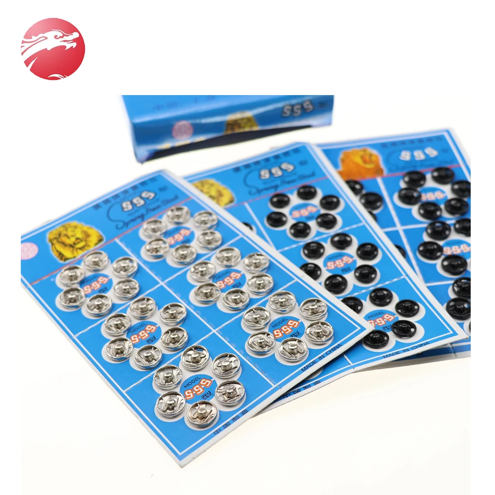
Good Quality Spring Press Stud Decorative Heavy Duty Snap Button 