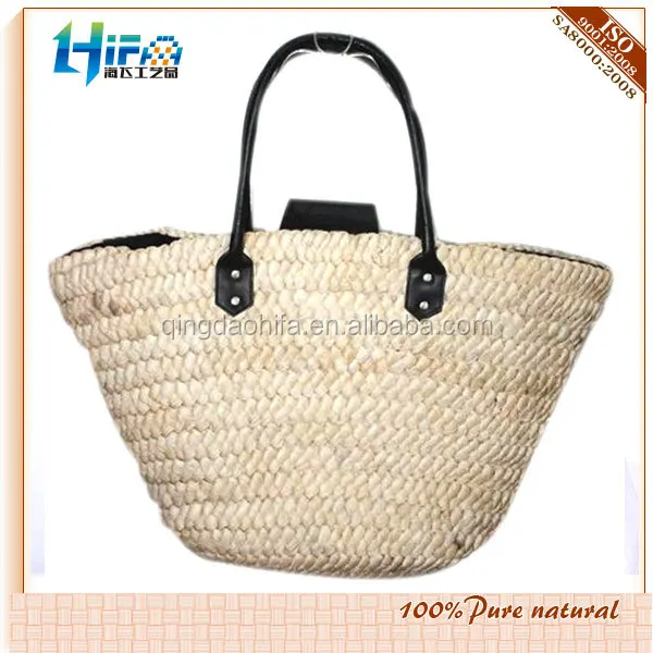 
Fashion hand woven straw bag from china 