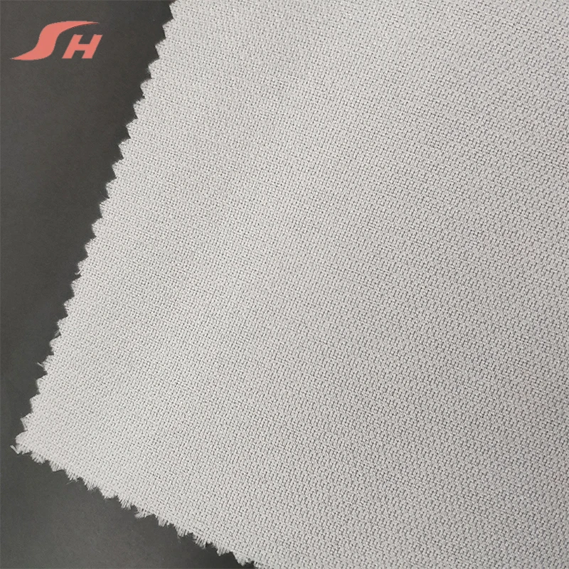 Professional china factory high quality polyester fusible mens suit interlining
