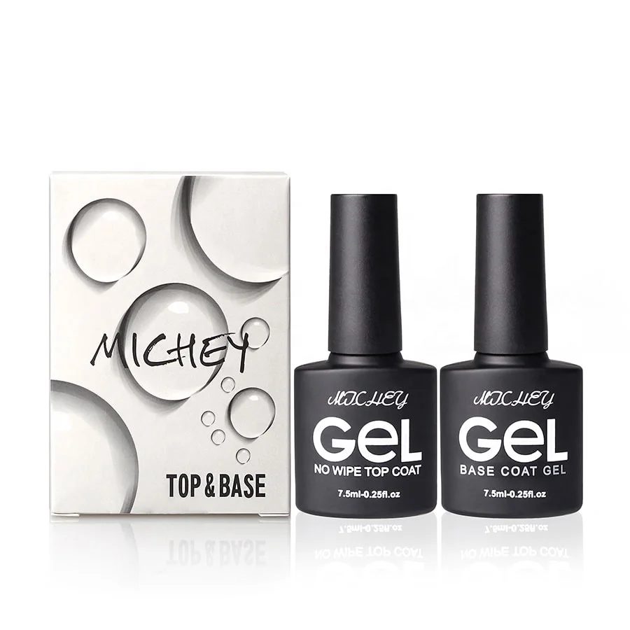 LOW MOQ OEM Private Label Gel Top Coat And Base Coat With Free Sample