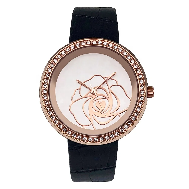 OEM Brand Watches geneva quartz watch low price wholesale china supplier bloom flower starry night dial women watch