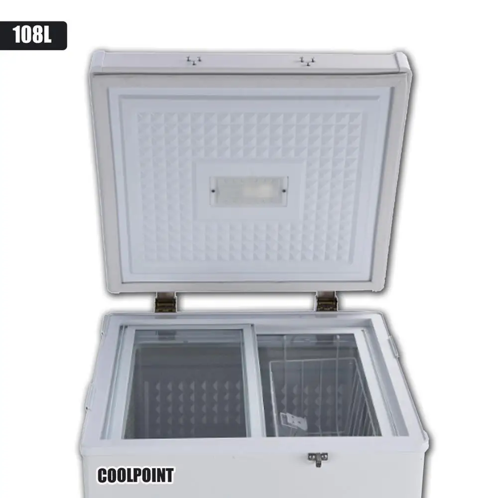 Three wheel ice cream bike with 108L solar freezer truck