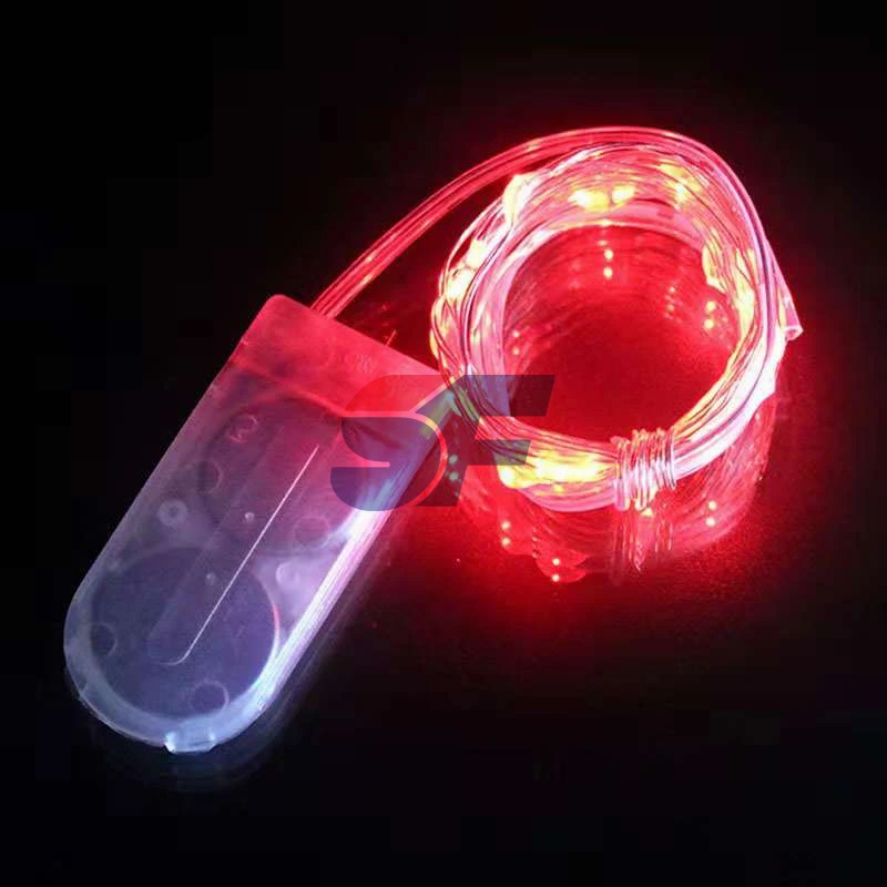 10/20/30 Leds Christmas Falling Star String 2032 Battery Power Colorful Self-flash  LED Fairy Led Lights