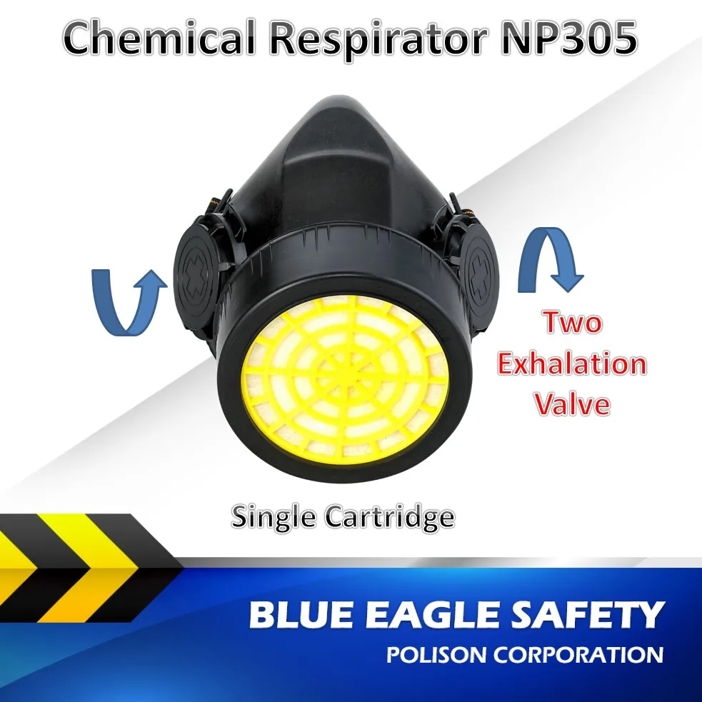 Workplace Safety Supplies NP305 carbon filter chemical respirator