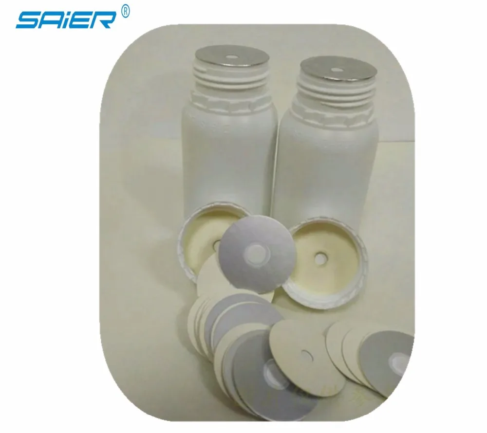 aluminum foil induction liner with venting membrane