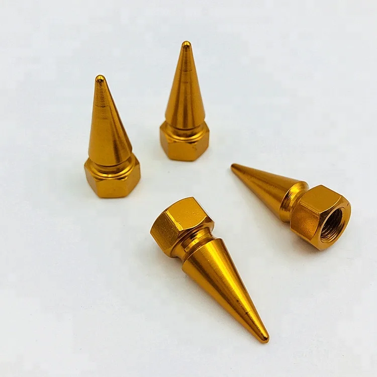 4x Car Truck Aluminum Tire Rim Valve Stems Wheel Tyre Air Caps Dust Cover Black