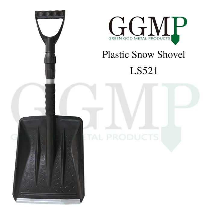 2019 new design light weight portable china car auto atv telescopic collapsible plastic snow shovel for gift