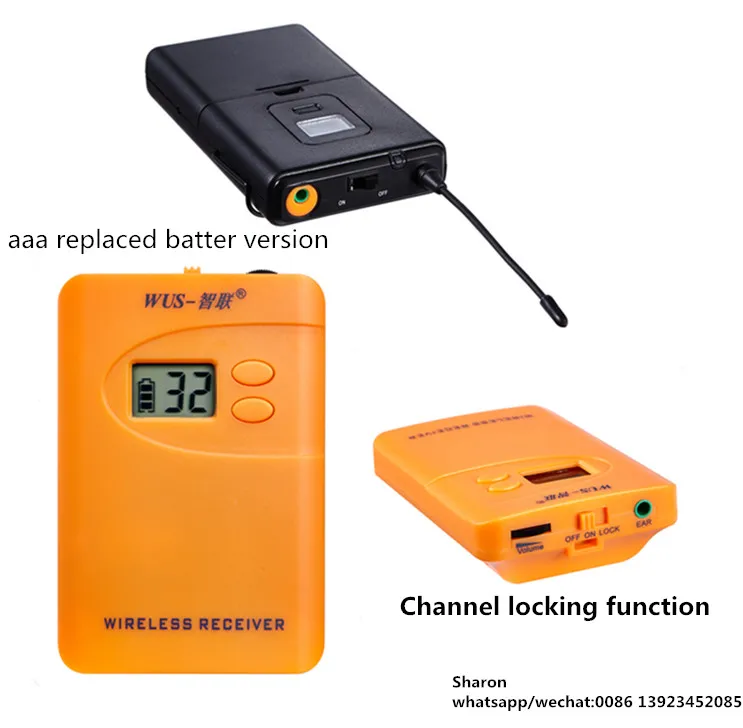 
Profession two way wireless audio whisper tour guide system For Tourist Guide 