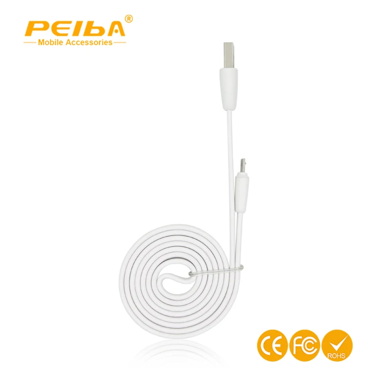 Alibaba Hot Sale Micro Usb Charging Cable For Android Phone , 3ft colorful flat Data cord line for Samsung Charger Cable