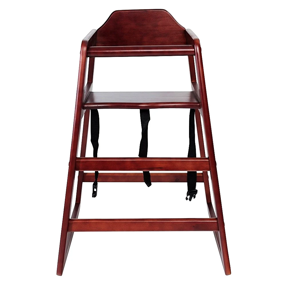 Safety Customized Design Wooden Baby Sitting High Chair