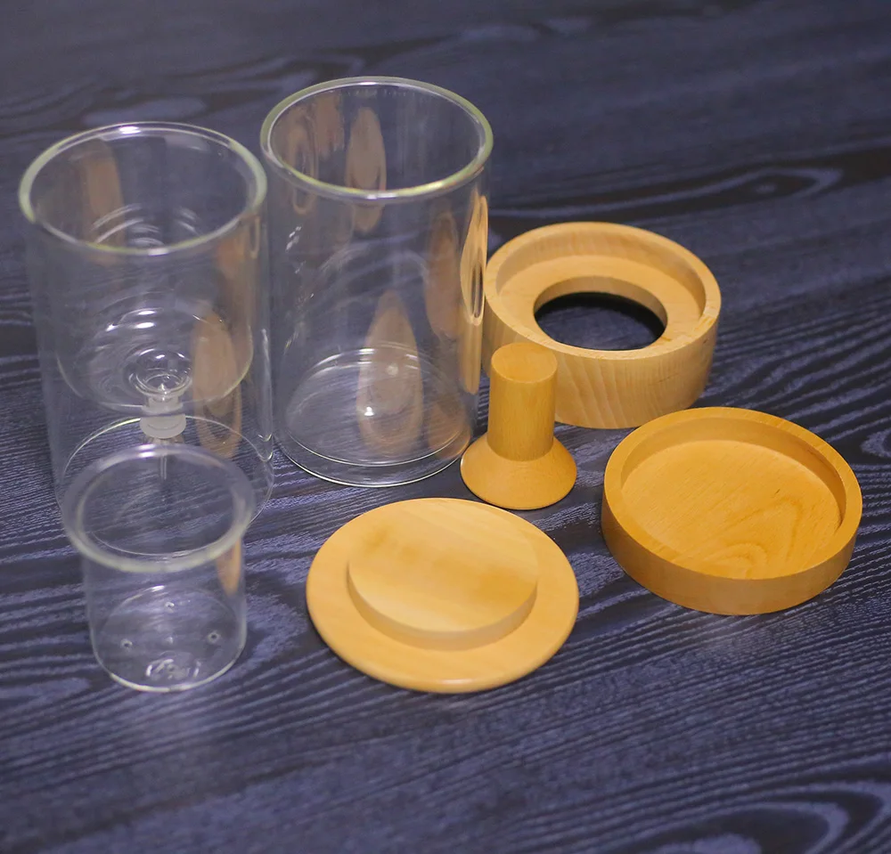 high borosilicate cold drip glass jar iced cold brew coffee maker