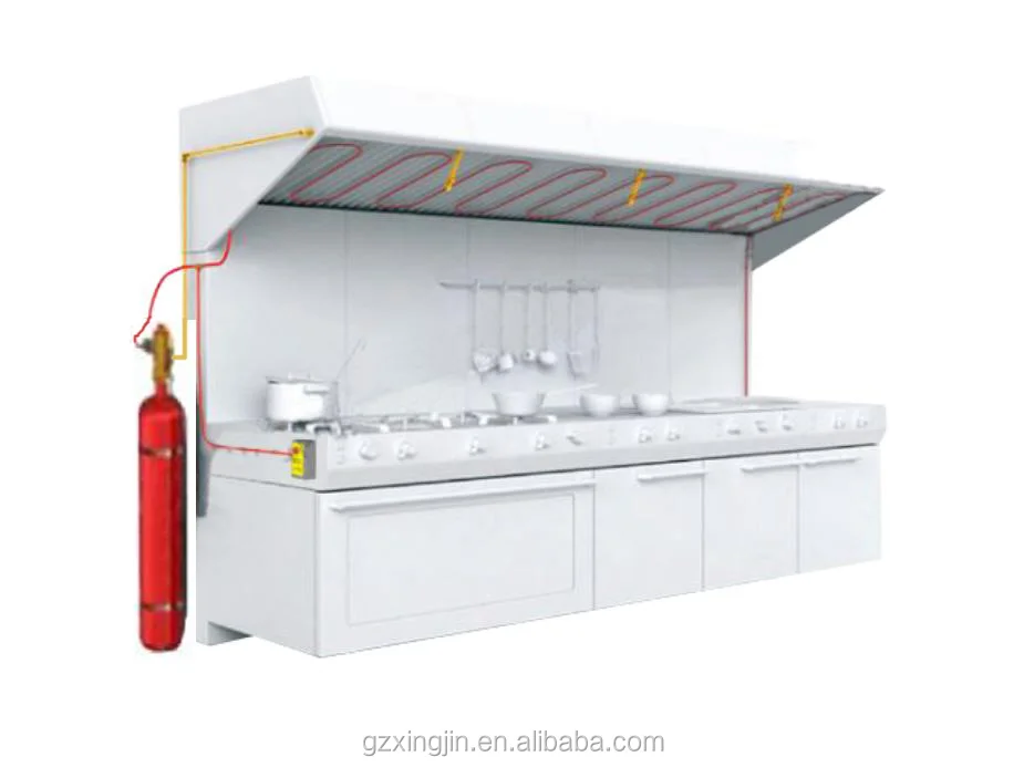 Clean Agent Fire Tube Automatic fm200/hfc-227ea fire trace suppression system