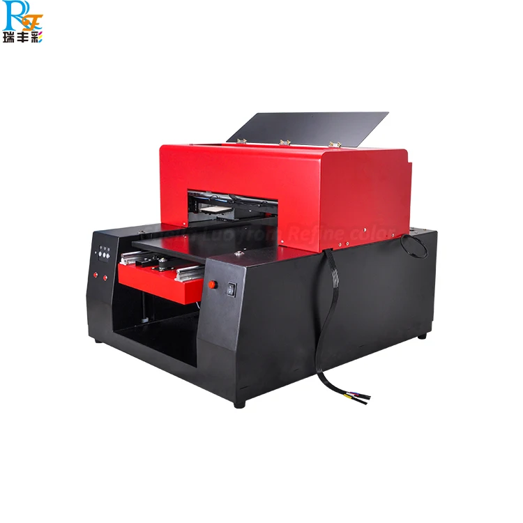 RFC 6 color DX5 print head digital uv led flatbed printer a3 uv printer