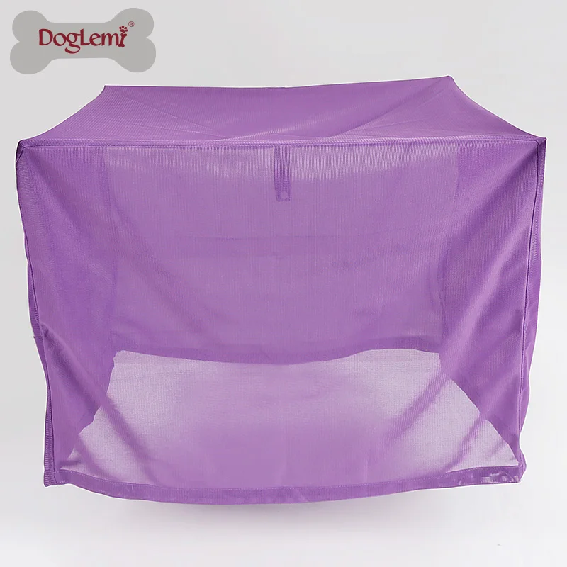 Doglemi Purple Pet Dog Cage Cover Net Cage Pet