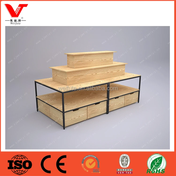 
Modern Style Wooden Cosmetic Shop Interior Design Furniture For Make-up Store 