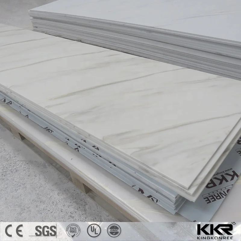 Building Material Artificial Stone Slap Acrylic Solid Surface Sheet For Kitchen Counter top