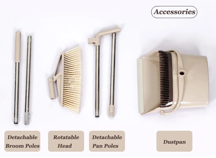 carpet broom soft broom ceiling broom and dustpan set with long handle