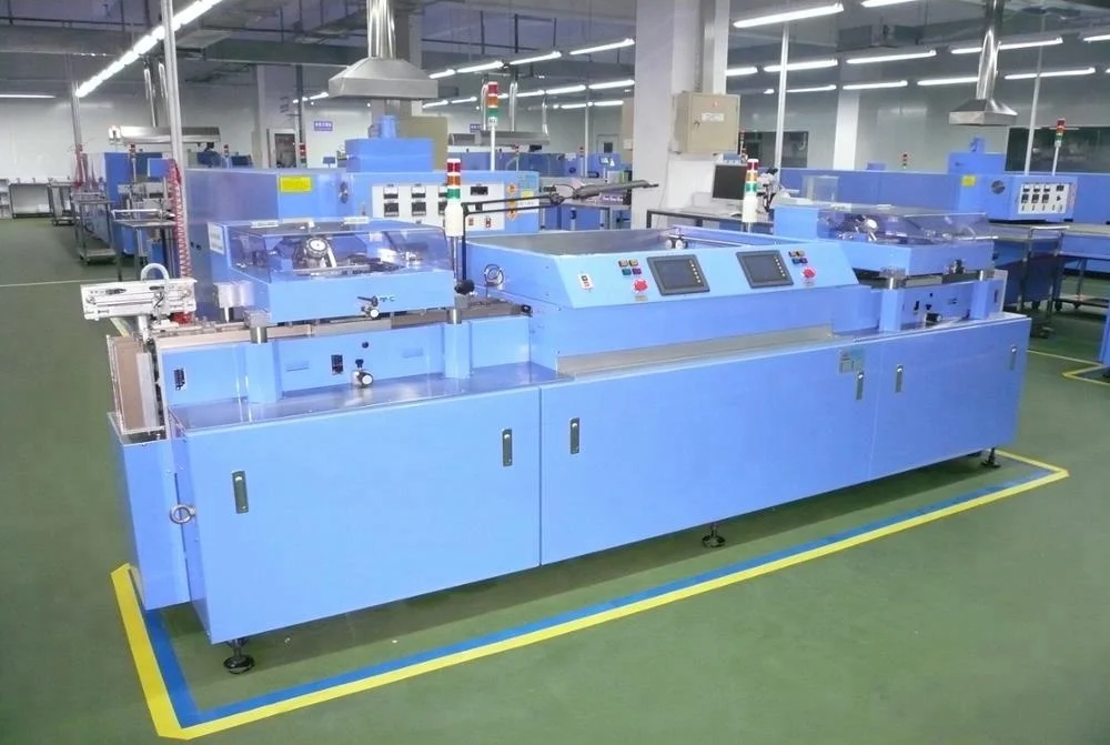 
PLC Control Large-Side Screen Double Head Automatic Printing Machine 