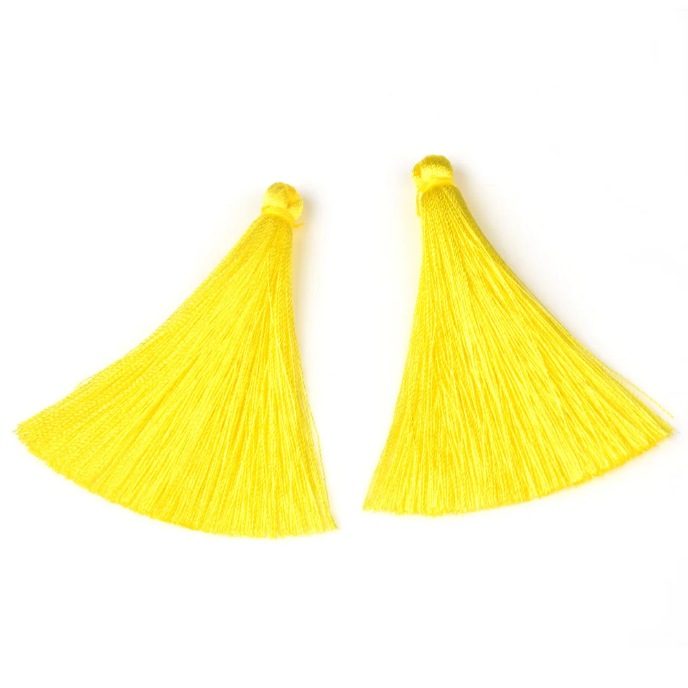 Wholesale Chanfar 6.5CM Silk Tassel for Earring Jewelry Finding Accessory