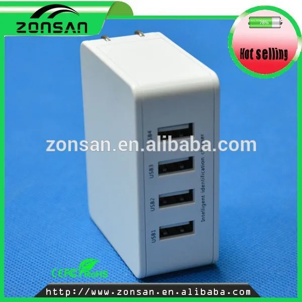 New 5V 1A 2.1A fast charging micro usb charger with folding plug smart IC